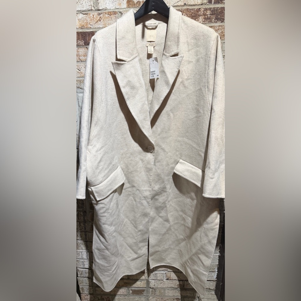 Size XL Women’s | H&M Wool Blend Coat | Oversized Exaggerated Fit | Fits Up 3X
